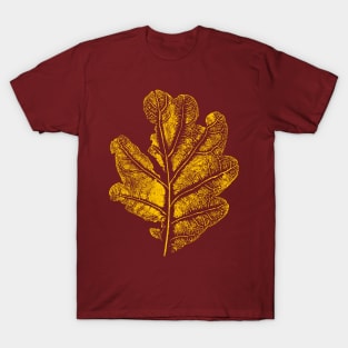 Oak Leaf With Fractures - BOTANICAL T-Shirt